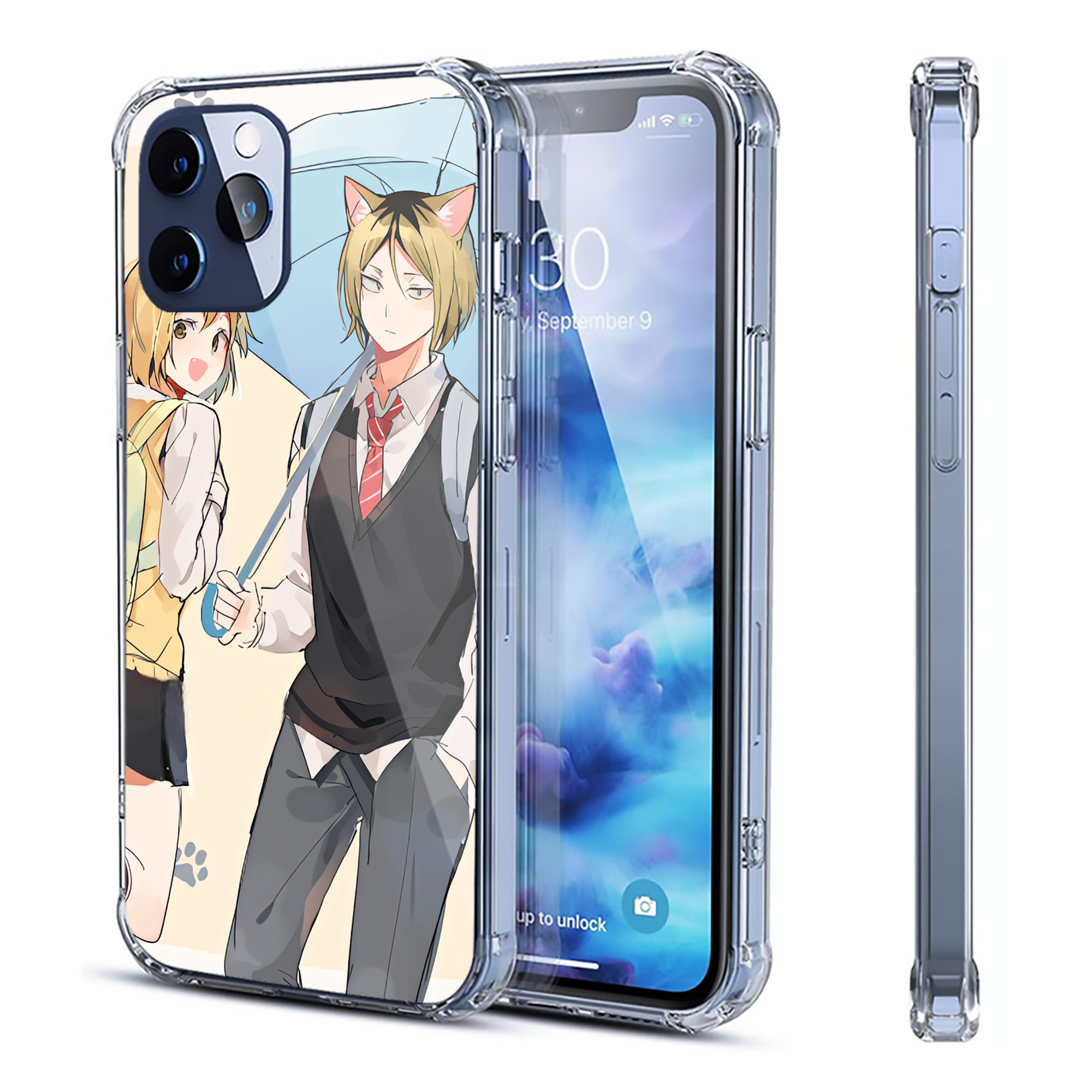 （画像用） ハイキュー!! Haikyu!! 【iPhone 12シリーズ対応】透明スマホケース（クリアソフトケース）